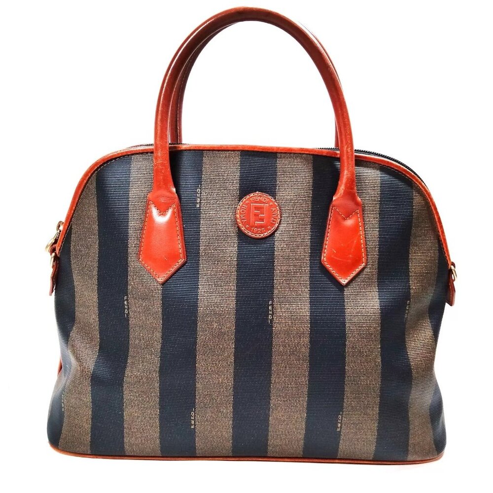 Fendi Striped Tote Bag with a coin pouch!